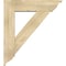Ekena Millwork Traditional Traditional Rough Sawn Bracket w/ Offset Brace, Douglas Fir, 8"W x 32"D x 36"H BKT0806X32X36TRA01RDF - alternate 4